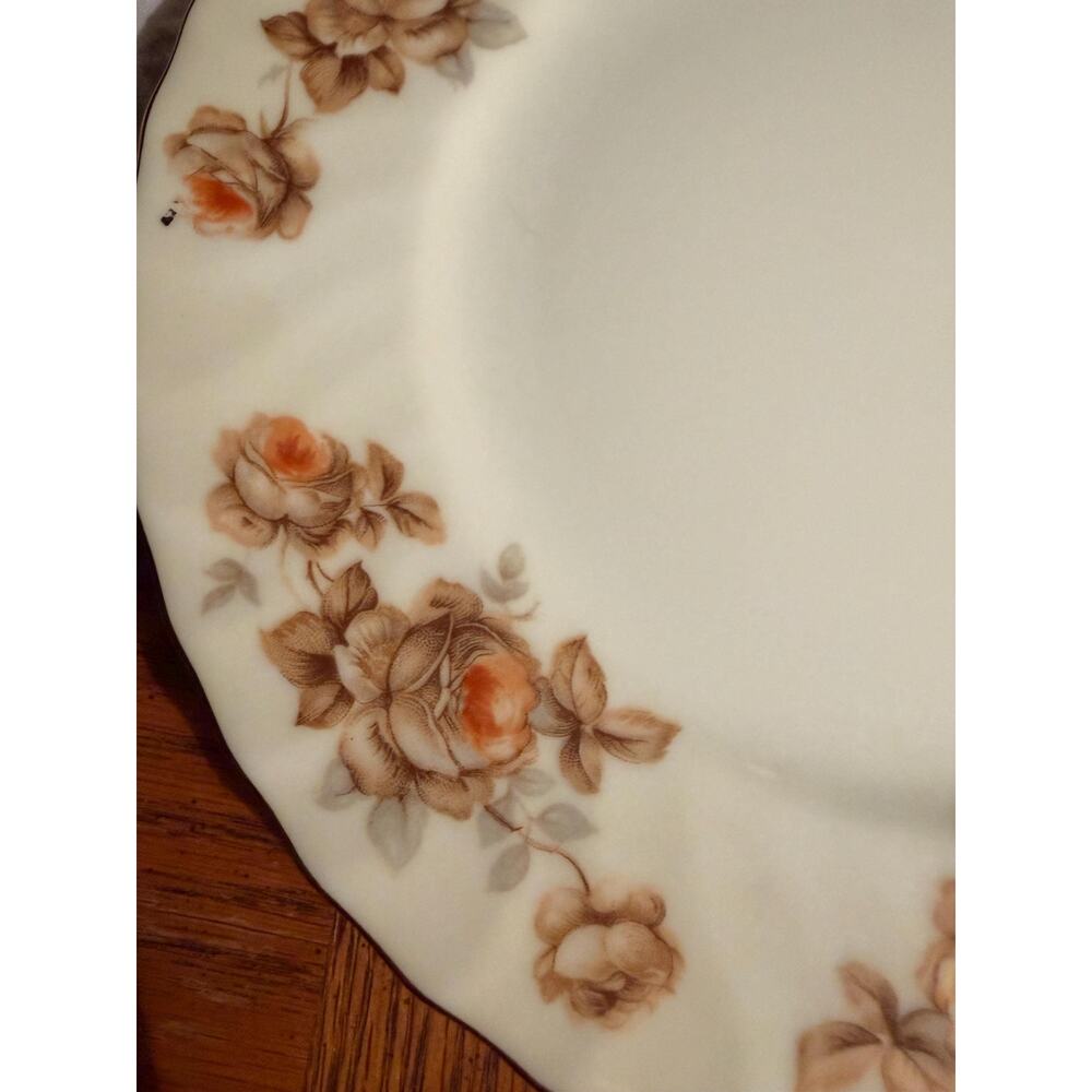 Vintage‎ Royal M Rosewood Pattern Plate- 7.5 inches - Picture 3 of 5